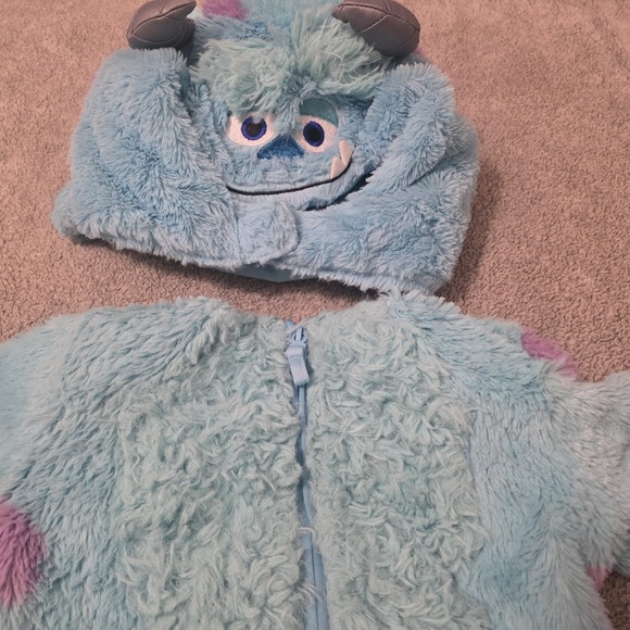 Disney Pixar Monsters Inc Sulley Licensed Costume 12-18 Months Halloween Cosplay - Picture 2 of 7